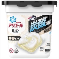 P&G Ariel Bio Detergent 4D Gel Ball (White) - Natural Microscented 12pcs